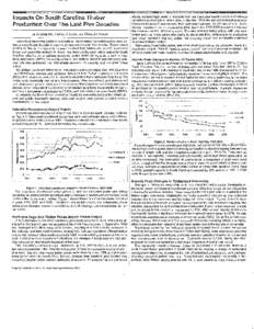 Impacts On South Carolina Production Over The Last Five Decades By Jinglong Mo, Thomas J. Straka, and Richard A. Harper Timberland ownership patterns and national forest timber harvesting policy have undergone significan