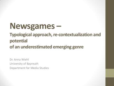 Discourse analysis / Sociolinguistics / Information graphics / Video game genres / Music genre / Arts / Genre / Visual arts / Narratology / Contextualization