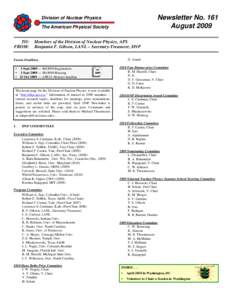 Academia / Nobel laureates in Physics / Tom W. Bonner Prize in Nuclear Physics / Abstract management / Hans Bethe / Physical Review / Los Alamos National Security / American Physical Society / Physics / Science / Knowledge