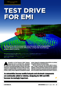 ROBUST ELECTRONIC SYSTEMS TEST DRIVE FOR EMI