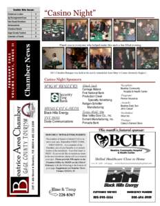 Inside this issue: 3 New Board Members  3