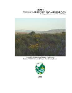 United States / Wenas Wildlife Area / Endangered Species Act / Environment of the United States