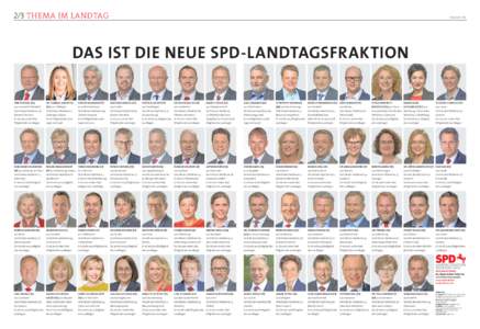 2/3 THEMA IM LANDTAG  09|TiL DAS IST DIE NEUE SPD-LANDTAGSFRAKTION