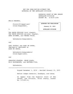 NOT FOR PUBLICATION WITHOUT THE APPROVAL OF THE APPELLATE DIVISION SUPERIOR COURT OF NEW JERSEY APPELLATE DIVISION DOCKET NO. A-5419-12T4 FELIX PEGUERO,