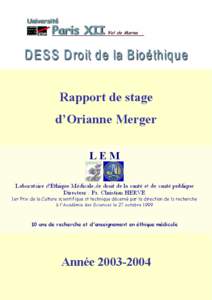 Microsoft Word - rapport de stage DESS au LEM Vfinal.doc