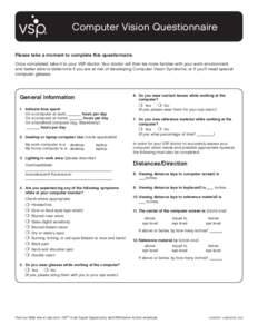 Vision / Eye / Laptop / Computer vision syndrome / Glasses / Contact lens / Computer monitor / Eye examination / Optometry / Corrective lenses / Medicine