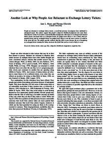 Journal of Personality and Social Psychology 2007, Vol. 93, No. 1, 12–22 Copyright 2007 by the American Psychological Association/$12.00 DOI: 