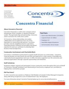 Concentra Financial profile.indd