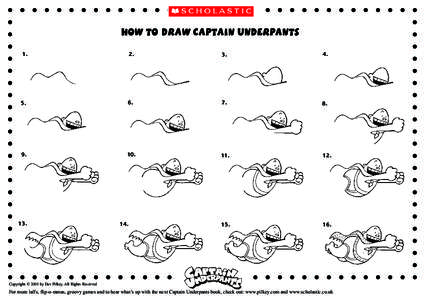 HOW TO DRAW captain underpants.