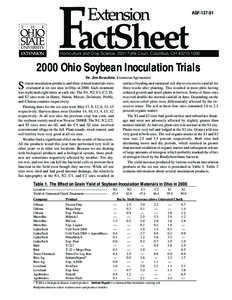 FactSheet Extension AGF[removed]Horticulture and Crop Science, 2001 Fyffe Court, Columbus, OH[removed]