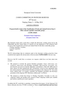 Codex Document CX/PR[removed], February 2013