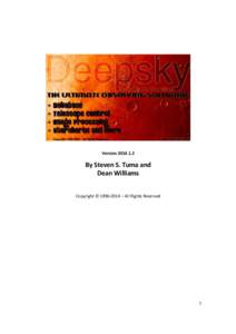 Deepsky / Spreadsheet / ASCOM