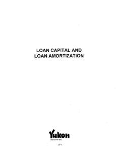 LOAN CAPITAL AND LOAN AMORTIZATION Government 22-1