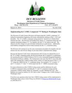 DCU Bulletin - B[removed]Implementing the CAMEL Component 