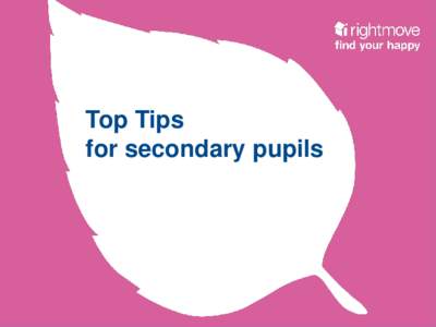 Top Tips for secondary pupils What story will you tell? Think about the following questions to help plan and take great photos: