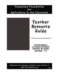 Tennessee Foundation for Agriculture in the Classroom Teacher Resource