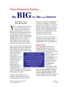 Microsoft Word - Paper - The Big vs Small Answer.doc