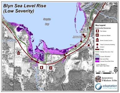 BAY R D Blyn Sea Level Rise (Low Severity) Sequim