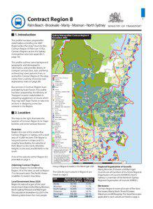 Contract Region 8: Palm Beach - Brookvale - Manly - Mosman - North Sydney