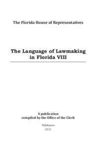 Language of Lawmaking 2012 Final.indd