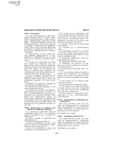 Department of Health and Human Services § 92.11 State plans. (a) Scope. The statutes for some programs require States to submit plans before receiving grants. Under regulations implementing Executive Order 12372, ‘‘