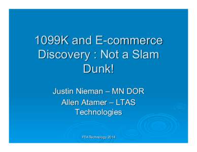 1099K and E-Commerce Discover: Not a Slam Dunk