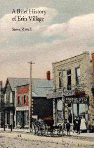 A Brief History of Erin Village Steve Revell $2