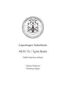 Copenhagen Suborbitals HEAT-1X / Tycho Brahe Flight trajectory analysis