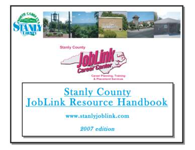 Stanly County  Career Planning, Training & Placement Services  Stanly County