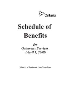 Schedule of Benefits - Optome...