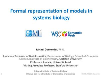 Bio2RDF: A biological knowledge base for the Semantic Web