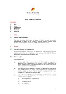 Microsoft Word - UEQ Audit Committee Charter