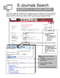 Publishing / Academia / Bibliographic databases / Information science / Academic publishing / Andrew W. Mellon Foundation / JSTOR