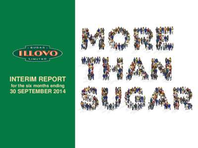 INTERIM REPORT for the six months ending 30 SEPTEMBER 2014  Group overview