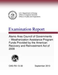 United States Department of Energy / United States / Heating /  ventilating /  and air conditioning / Thermodynamics / Weatherization / Energy policy in the United States / Office of Energy Efficiency and Renewable Energy / Texas Department of Housing and Community Affairs / American Recovery and Reinvestment Act / Presidency of Barack Obama / Energy in the United States / Texas