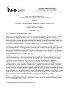 ASSOCIATION FOR MOLECULAR PATHOLOGY Education. Innovation & Improved Patient Care. Advocacy[removed]Rockville Pike. Bethesda, Maryland[removed]Tel: [removed] | Fax: [removed] | [removed] | www.amp.org  United States 