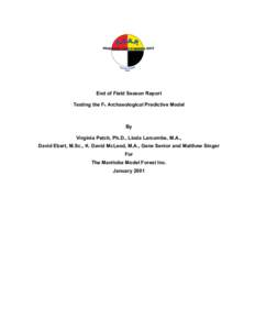 Archaeology / Petroform / Manitoba Hydro / Hollow Water First Nation / Rice / Predictive modelling / Manitoba / Museology / Anthropology / First Nations / Archaeological field survey