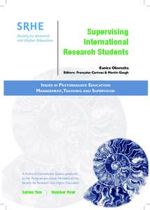 Supervising International Research Students Eunice Okorocha Editors: Françoise Carénas & Martin Gough