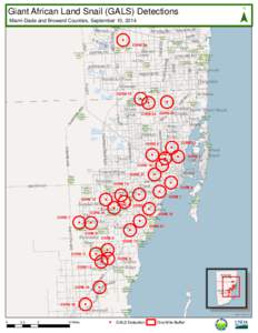 Geography of the United States / Miami Metromover / Miami Gardens /  Florida / West Kendall /  Florida / Miami-Dade County /  Florida / Miami / Florida State Road 826 / Broward County /  Florida / Pembroke Pines /  Florida / Geography of Florida / Florida / South Florida metropolitan area