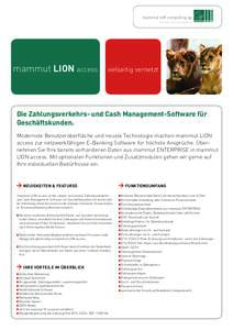 Flyer mammut LION access DE_Mengenbegrenzung Zahlungsfile_02022016.indd