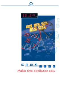 Makes time distribution easy  MOBALine Applications