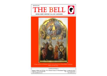 WINTER[removed]THE BELL WISHING A MERRY CHRISTMAS TO ALL OUR 11,000 READERS  A large selection of Christmas Carols can be found in our Choral Music Catalogue.