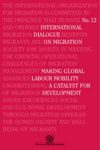 Immigration / Human geography / Culture / Sociology / Global Migration Group / Demography / Population / International Organization for Migration