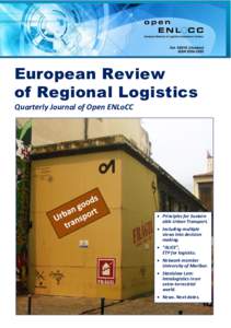 European Review of Regional Logistics !  VolOctober)