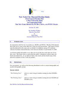 Microsoft Word - Pace Poll 2005 Citywide Voter Benchmark Analysis Final Dra…