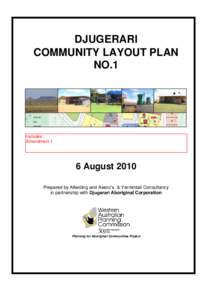 DJUGERARI COMMUNITY LAYOUT PLAN NO.1 -GRAPHIC HERE-