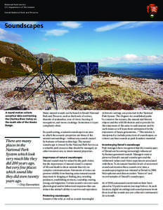 Soundscape / Denali National Park and Preserve / Natural sounds / National Park Service / Loudness / Waves / Acoustics / Sound