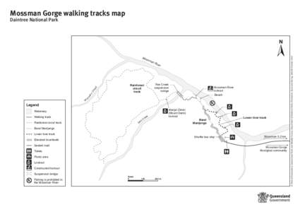 Mossman Gorge walking tracks mpa, Daintree National Park