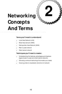 2  Networking Concepts And Terms ○