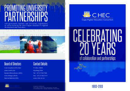 Cape Higher Education Consortium / Cape Peninsula University of Technology / CHEC / University of Cape Town / Cape Town / Western Cape / South Africa
